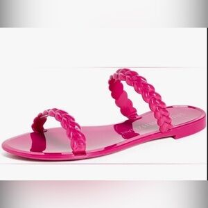 Stuart Weitzman Braida Jelly Pink Sandals